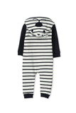 Stripe Fleece Romper by Milky (000-1)