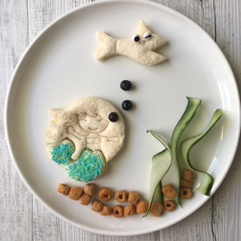 Lunch Punch Pairs Sandwich Cutters - Mermaid