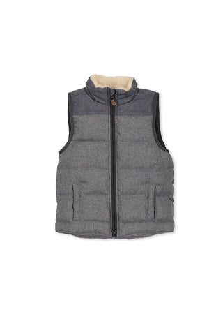 Charcoal Puffer Vest (3-7)
