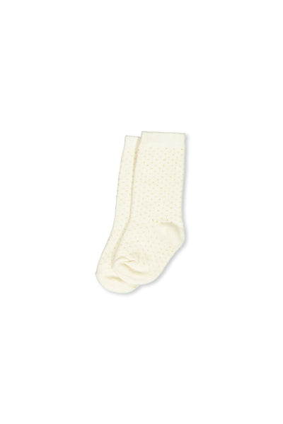 Knee High Socks -Cream (2-7)
