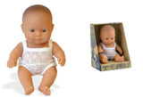 Miniland Anatomically Correct Baby Doll, Caucasian Boy, 21cm