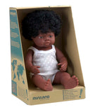 Miniland Anatomically Correct 38cm Doll, African Girl