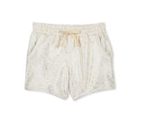 Girls Gold Speckle shorts (3-7)