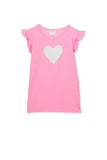 Sequin Heart Tee (3-7)