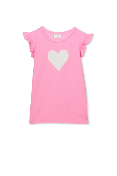 Sequin Heart Tee (3-7)