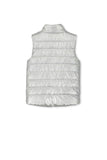 Silver Puffer Vest by Milky (3-7)