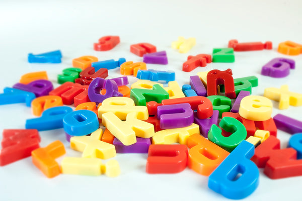 Magnetic letters - lower case