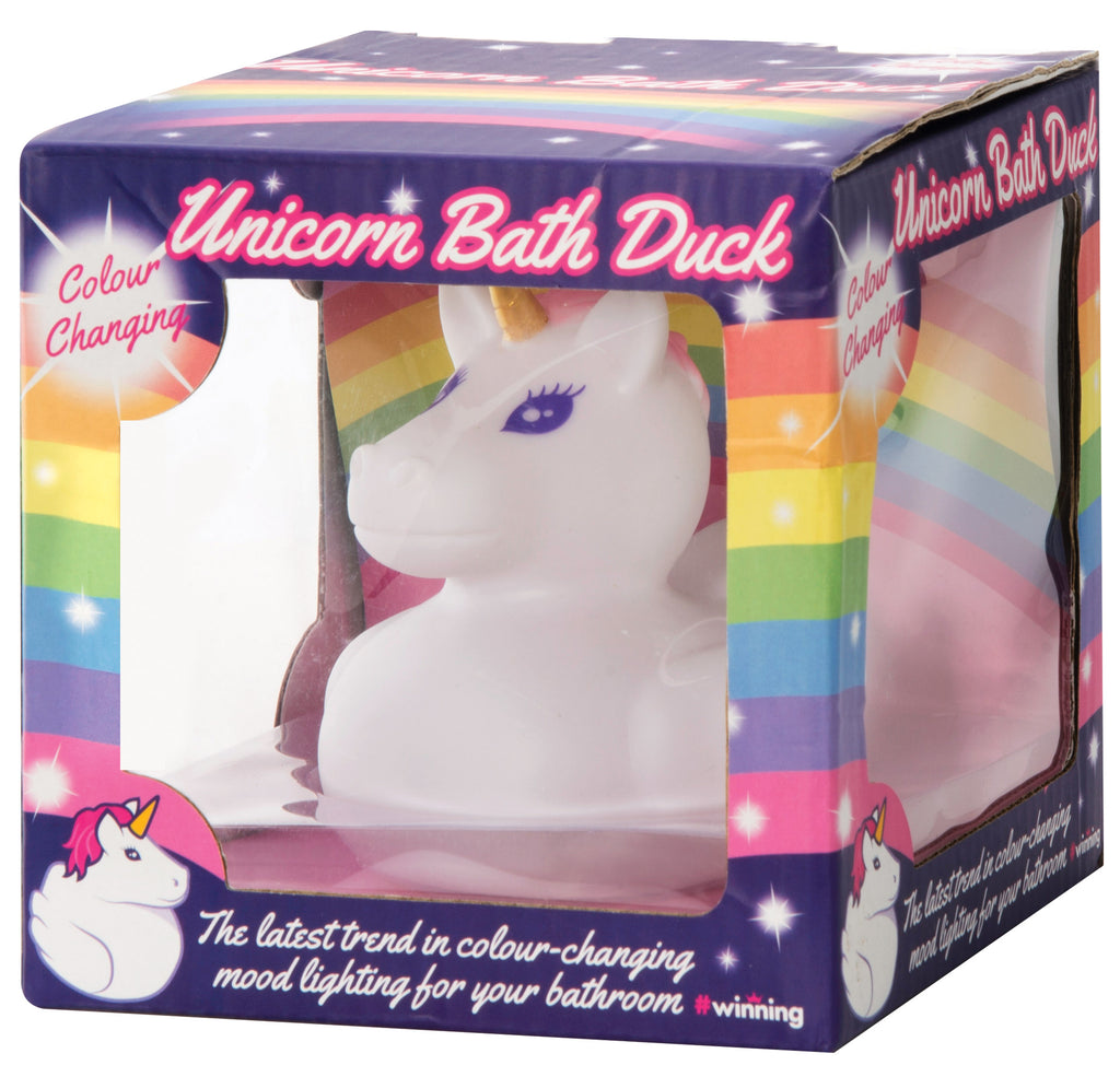 Light up outlet unicorn bath toy