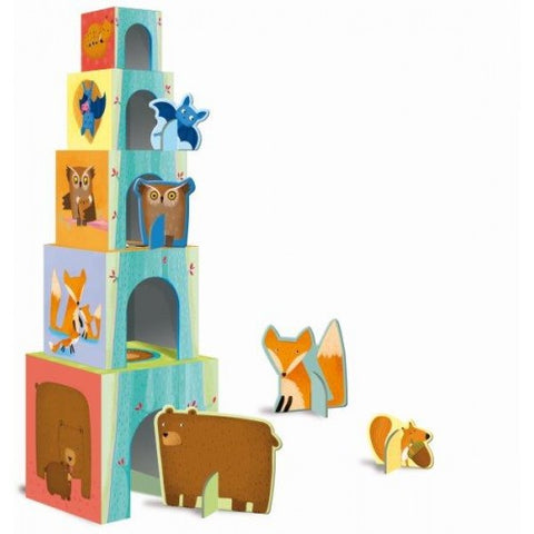Baby Forest Animals Building Block Set