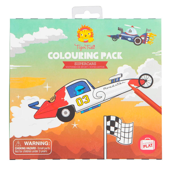 Colouring Pack - Super Cars