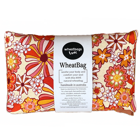 Wheatbag - Vintage Flower Orange