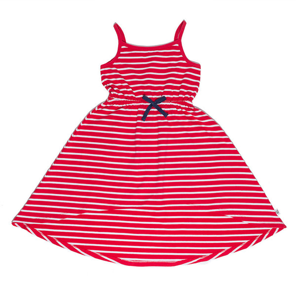 Island Dress -Red Stripe (3-12)