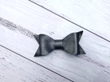 Shimmer Leatherette Hairbow Minis