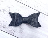 Textured Leatherette Hairbow Minis