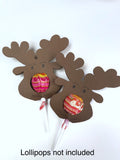 Reindeer Lollipop Holders - 12 pack