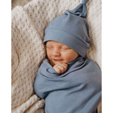 Snuggle Swaddle Sack and Beanie Set - Indigo