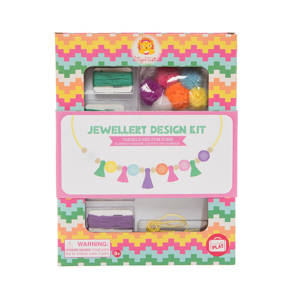 Jewellery Design Kit - Pom Poms and Beads