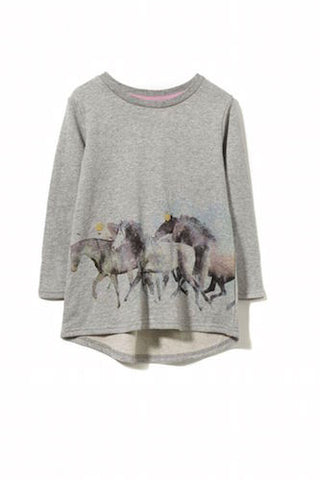 Milky Horses Sweater Dress (3-7)