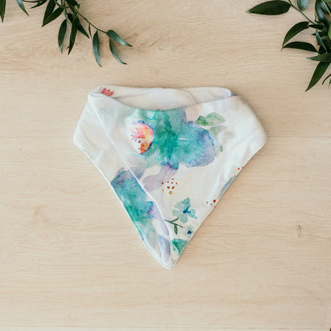 Bandana Dribble Bib -Sweet Petal