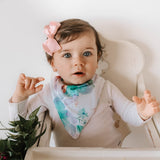 Bandana Dribble Bib -Sweet Petal