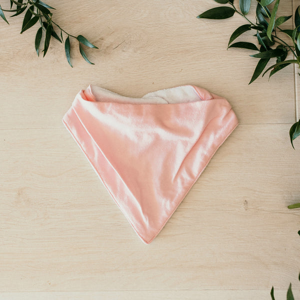 Bandana Dribble Bib - Soft Pink