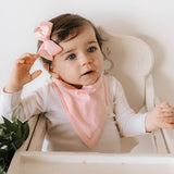 Bandana Dribble Bib - Soft Pink