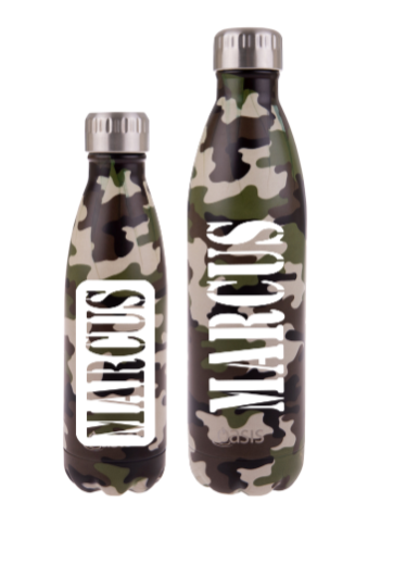 Oasis Camo Personalised Drink Bottle