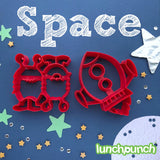 Lunch Punch Pairs Sandwich Cutters - Space