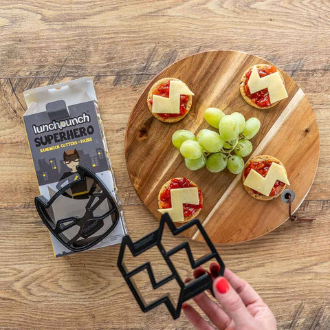 Lunch Punch Sandwich Cutters - Superhero