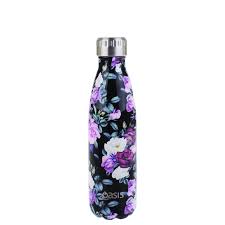 Oasis Midnight Floral Personalised Drink Bottle