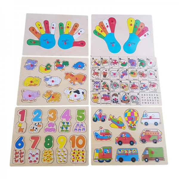 Wooden Puzzles - Assorted